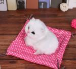 Сидящий котенок на тканевой подушке Н02 со звуком.