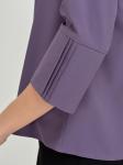 Блуза фиолетовая с широкими манжетами