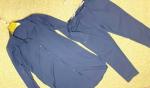 Костюм удлиненная рубашка и брюки голубой RH M101