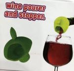 Пробка-лейка для винных бутылок wine pourer and stopper
