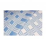 Синее Комбинированная Клетка 5772В 205х140 75% х/б +25% ПАН Байковое  Ермолино одеяло