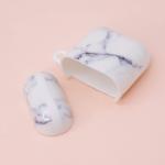 Чехол для Airpods "Marble" white