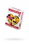 Презервативы Masculan Ultra 1,  3 шт.  Тутти-Фрутти (Tutti-Frutti)  ШТ