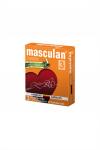 Презервативы Masculan Classic 3 , 3 шт.  С колечками и пупырышками (Dotty+Ribbed)  ШТ
