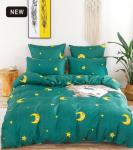 Комплект постельного белья ALANNA Двухцветный на резинке по кругу ALADR071