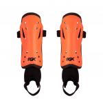 Футбольные щитки RGX-8505 Неон оранжевый