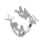 Безразмерное кольцо «Бабочки»