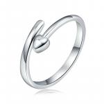 Безразмерное кольцо «Сердечко»