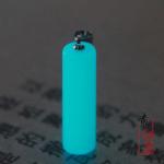 LGK003-1 Светящийся кулон Цилиндр, нефрит, цвет свечения синий