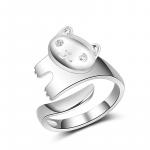 Безразмерное кольцо «Котенок»