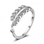 Безразмерное кольцо «Листок»
