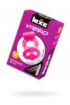 Виброкольцо LUXE VIBRO Бархатный молот + презерватив, 1 шт, 18 см