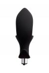 Анальная вибровтулка-расширитель POPO Pleasure by TOYFA Cordis, силикон, черная, 17 см, O 7,5 см