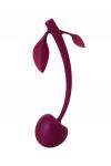 Вагинальный шарик JOS CHERRY, силикон, вишневый, O 3,4 см