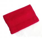 Махровое гладкокрашенное полотенце 50*90 см 460 г/м2 (Красный)
