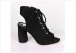 MM067-01-1А черный (Т/Иск.кожа) Туфли летние открытые женские