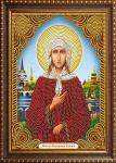 Алмазная мозайка AS72610 Икона Святой Ксении, 27*33, полная выкладка на подрамнике
