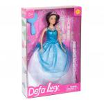 *DEFA Lucy Кукла "Царица" (27 см, аксесс., голубой)