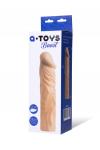 Насадка на пенис TOYFA A-Toys  , SoftSkin, Телесный, 19,5 см