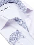 0215TESF Приталенная мужская рубашка с длинным рукавом Elegance Slim Fit