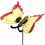 Фигура на спице Бабочка блестящая 13*60 см