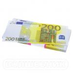 Бутафорские денежные банкноты для игр, конкурсов Деньги сувенирные 200 € #28542