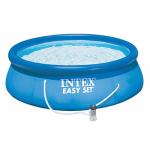 INTEX Бассейн надувной Изи Сет 366x76см, 5621л, насос с фильтром 2006л/ч, 28132
