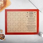 Армированный  коврик для выпечки «Макаруномания», 30 х 40 см