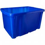 Ящик для хранения, штабелируемый, 57,5*39*31,5см, 60л, синий, PT9954