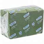 Салфетки бумажные OfficeClean Professional, 1 слойн., 24*24 см, зеленые, 400 шт., 290889