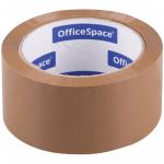 Клейкая лента упаковочная OfficeSpace, 48 мм*66 м, 45 мкм, темная, ШК, КЛ_18607