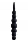 Анальный стимулятор POPO Pleasure by TOYFA Carina, водонепроницаемый, силикон, черный, 19 см, O 3 см