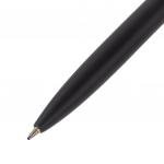Ручка подарочная шариковая BRAUBERG Larghetto, СИНЯЯ, корпус черный с хромом, линия 0,5мм, 143476