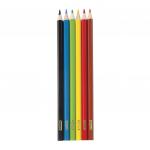 Карандаши цветные ПИФАГОР ЖИРАФ, 6 цветов, пластиковые, классические заточенные, 181249
