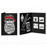 Открытка с шоколадом "Суровый мужской шоколад"