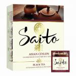 Чай SAITO "Asian Ceylon", черный, 100 пакетиков в конвертах по 1,7г, ш/к 07866