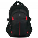 Рюкзак BRAUBERG TITANIUM для старшеклассников/студентов/молодежи, красные вставки, 45х28х18см 226376