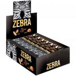 Батончик вафельный глазированный ZEBRA с изюмом и арахисом в мягкой карамели, 40 г, пакет, ш/к39485