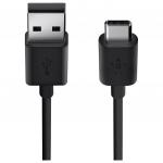 Кабель Type-C-USB 2.0 3м BELKIN, для передачи данных с портативных устройств, F2CU032bt10-BLK