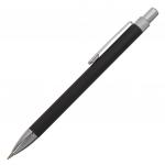 Ручка подарочная шариковая BRAUBERG Allegro, СИНЯЯ, корпус черный с хромом, линия 0,5мм, 143491