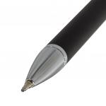 Ручка подарочная шариковая BRAUBERG Allegro, СИНЯЯ, корпус черный с хромом, линия 0,5мм, 143491