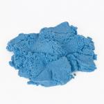 Песок для лепки кинетический ЮНЛАНДИЯ, синий, 500г, 2 формочки, ведерко, 104996
