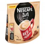 Кофе растворимый NESCAFE "3 в 1 Мягкий", 20 пакетиков по 14,5г (упаковка 290г), ш/к 79787