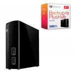 Внешний жесткий диск SEAGATE Backup Plus Hub 4TB, 3.5", USB 3.0, черный, STEL4000200