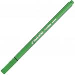 Ручка капиллярная (линер) BRAUBERG Aero, СВЕТЛО-ЗЕЛЕНАЯ, трехгр., металлич. наконечник, 0,4мм,142250