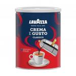 Кофе молотый LAVAZZA "Crema E Gusto", 250г, жестяная банка, RETAIL, ш/к 38820