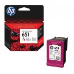 Картридж струйный HP (С2P11AE) Ink Advantage 5575/5645/OfficeJet 202, №651, цвет, ориг. ресурс 300с.