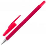 Ручка шариковая STAFF EVERYDAY, КРАСНАЯ,корпус прорезинен. красный, узел 0,7мм, линия 0,35мм, 142399