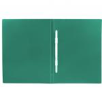 Папка с пластиковым скоросш. BRAUBERG Office, зеленая, до 100 листов, 0,5мм, 222642