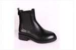 0Z0120-01-1 черный (Иск.кожа/Байка) Ботинки женские
